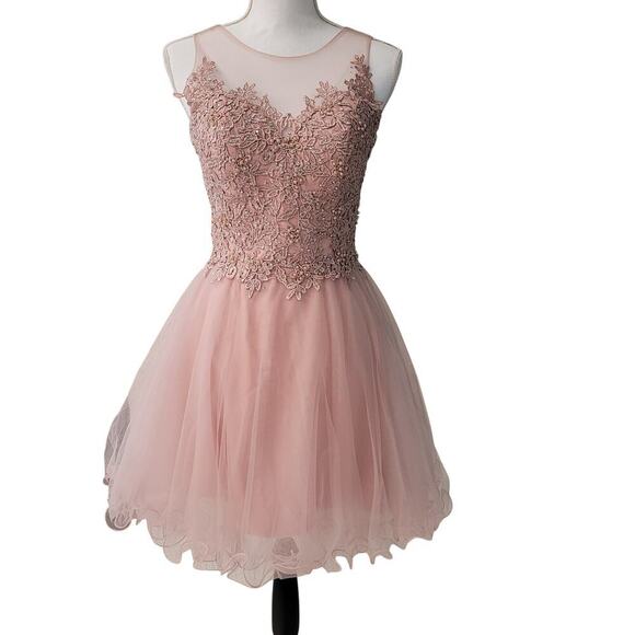 None Dresses & Skirts - NWT Short Mauve Pink Dress Size 4